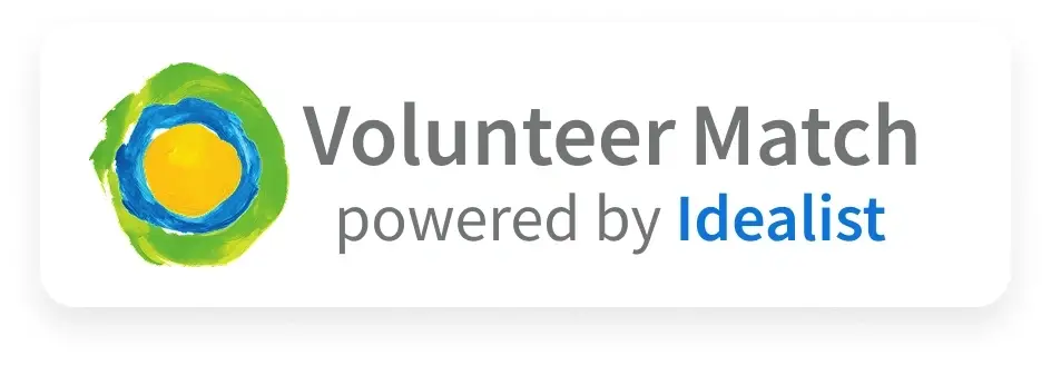 Volunteer Match, powered by Idealist logo