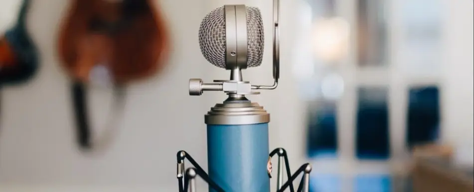 A close up of a microphone.