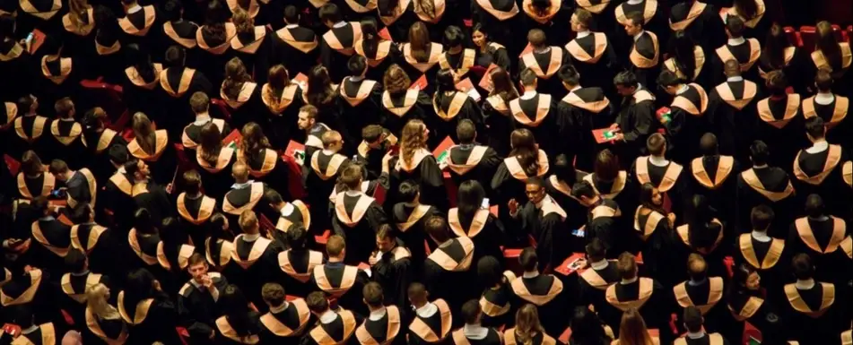 A graduation ceremony.