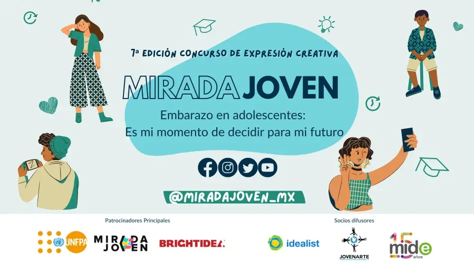 An advertisement for an event, its sponsors listed underneath.