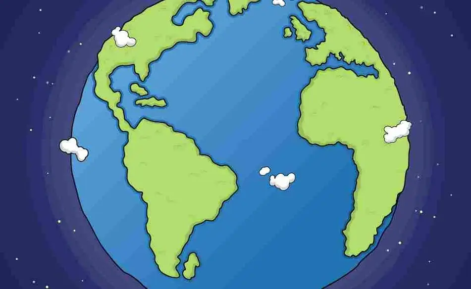 Ilustración de la tierra