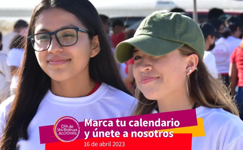 Imagen de dos voluntarias participando en el Día de las Buenas Acciones