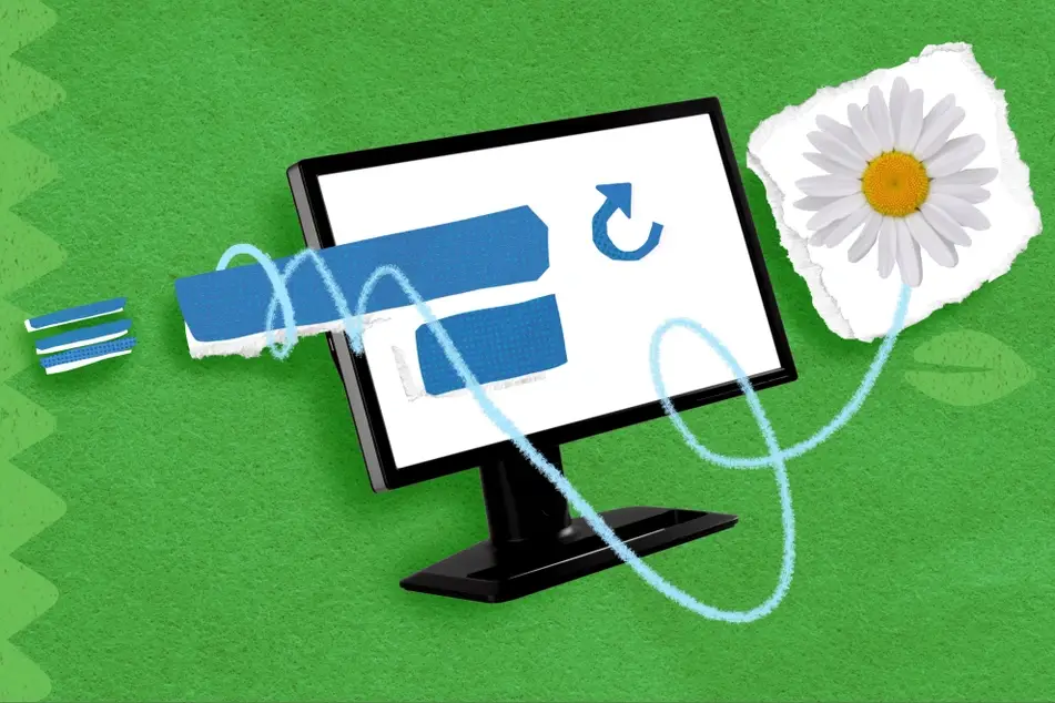 An illustration of a computer screen.