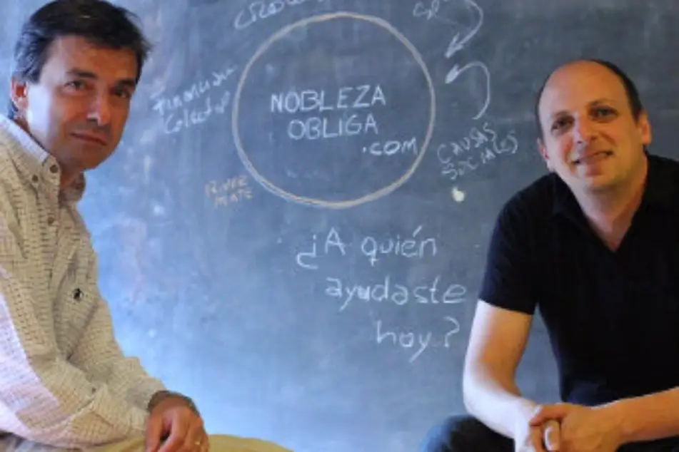 Foto de Mariano y Sebastián