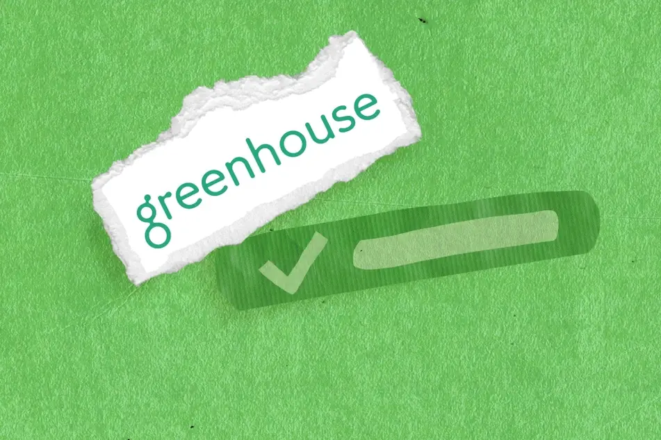 Illustration of the Greenhouse logo.