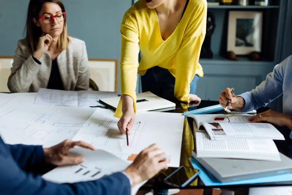 a nonprofit director steers her organization at work
