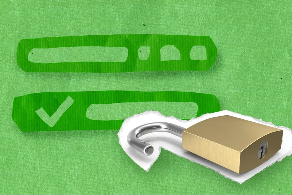 An illustration with a padlock.