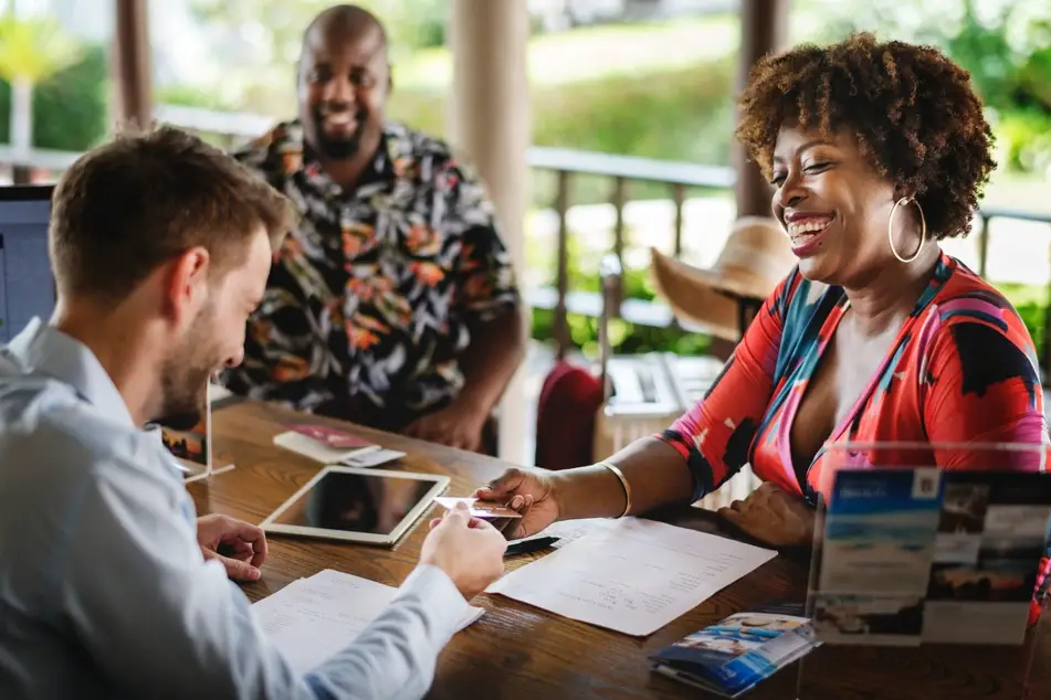 woman searches for new nonprofit job