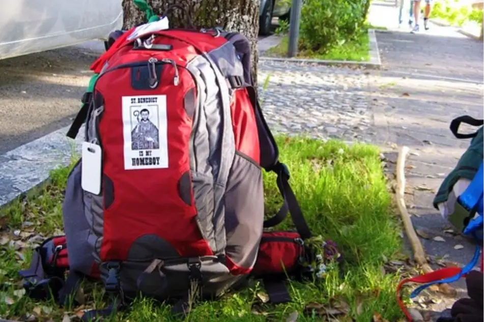 Una mochila empacada