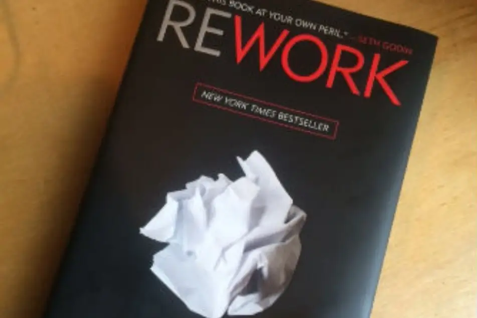 Portada del libro ReWork