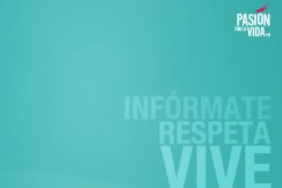 Afiche que dice Infórmate, respeta, vive