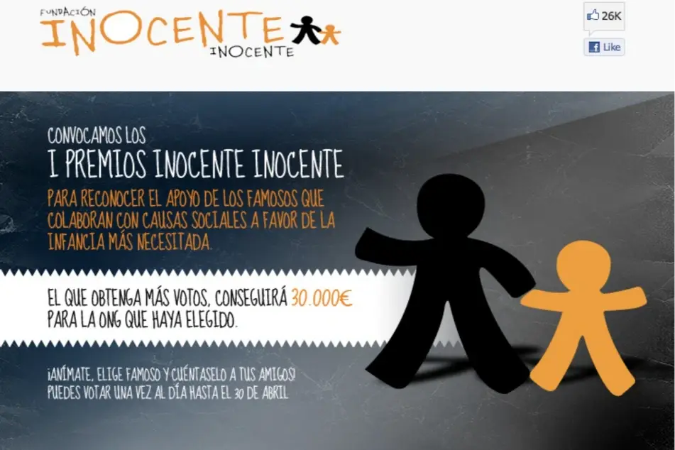 Afiche de convocatoria a I Premios Inocente Inocente
