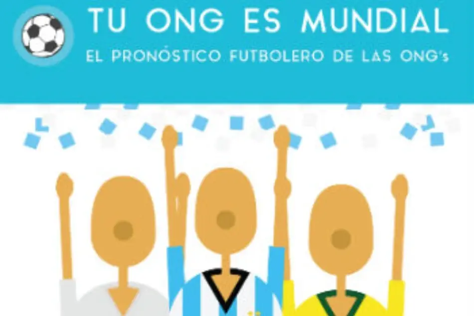 Afiche que dice tu ONG es mundial