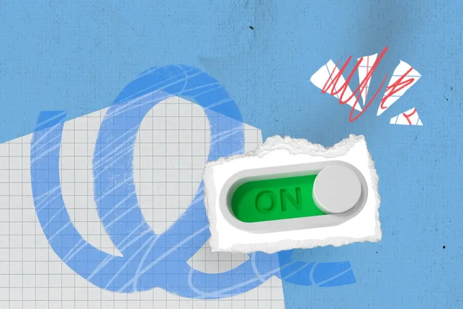 Illustration of an "ON" switch.