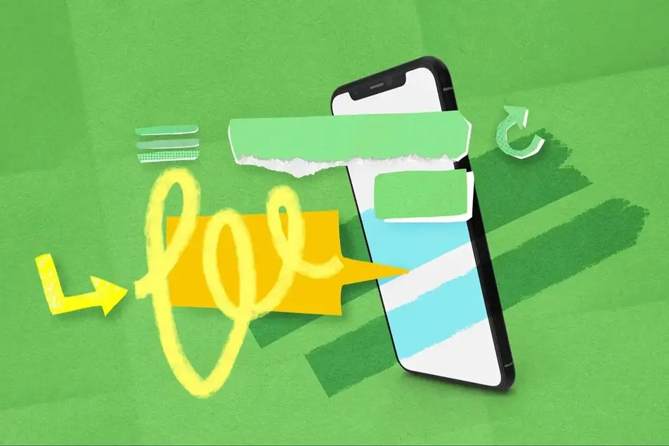 An illustration of a smartphone.