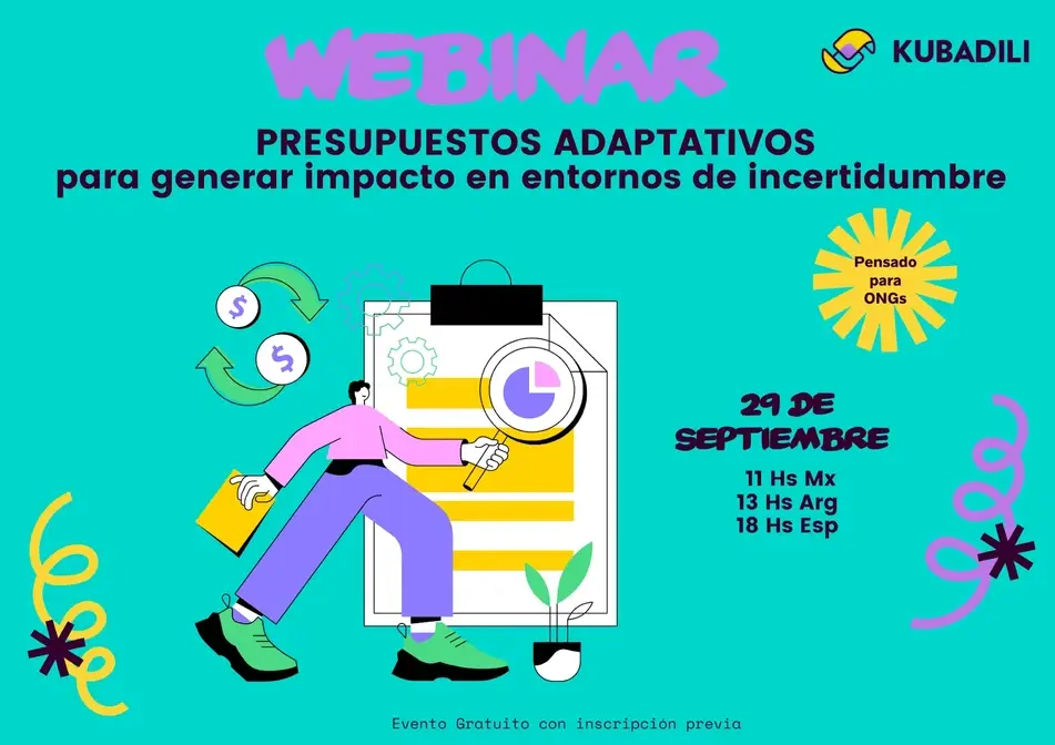 Imagen del flyer del webinario