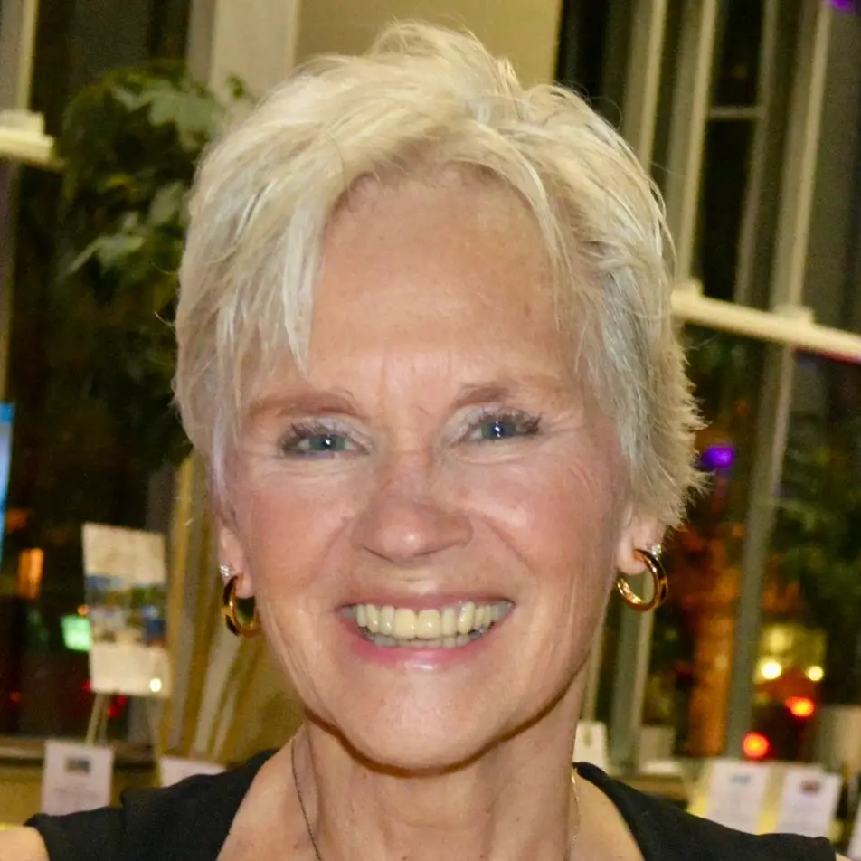 woman smiling