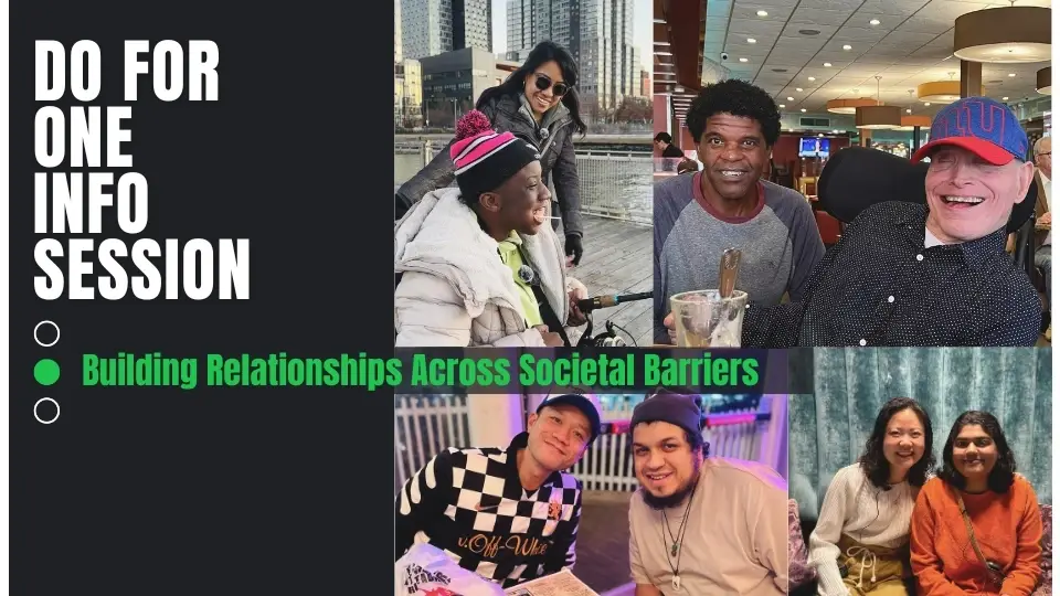 Attend our Info Session: Building Relationships with Adults with Disabilities