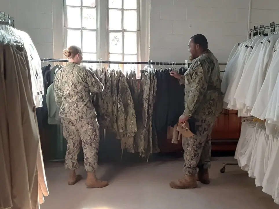 USN uniforms volunteer