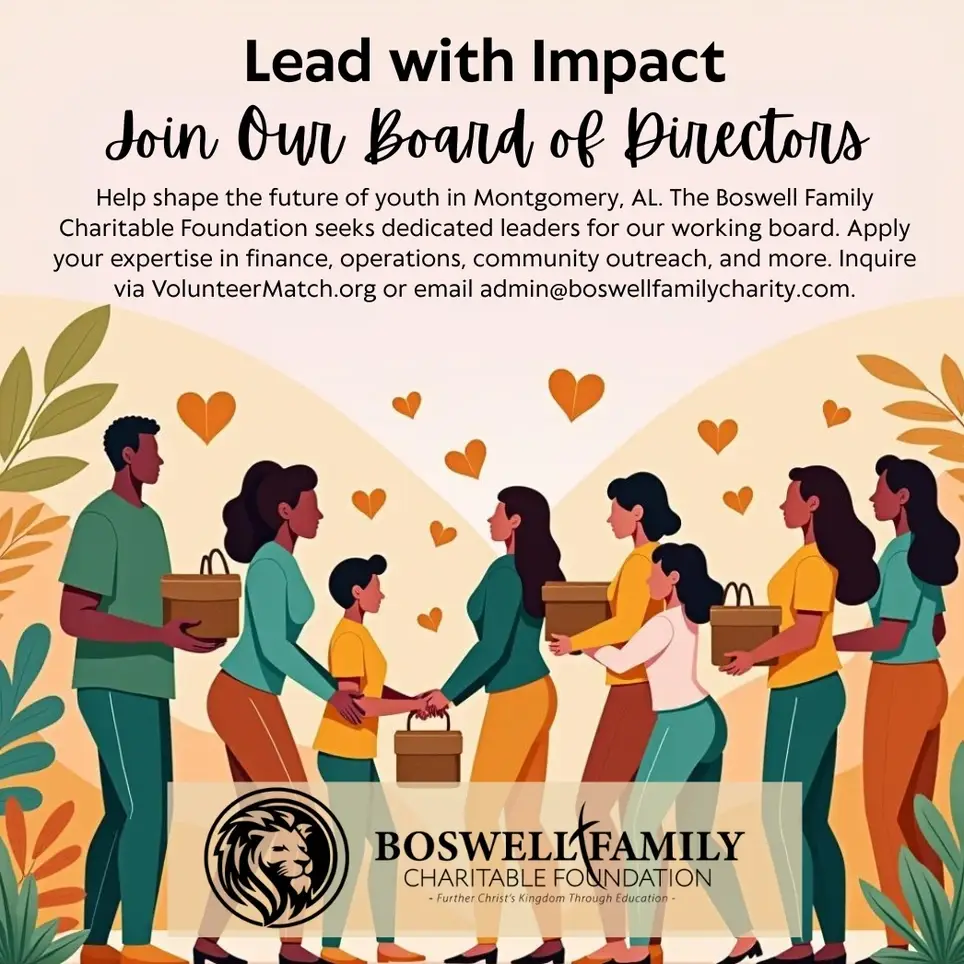 Volunteer Board of Directors: Empower Youth & Transform Community with BFCF