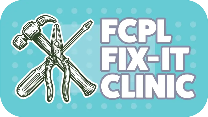 Program Assistant: Fix-It Clinic (Pohick Regional Library)