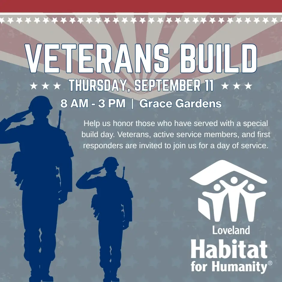 Veterans Build: Loveland Habitat for Humanity's 9/11 Day of Remembrance
