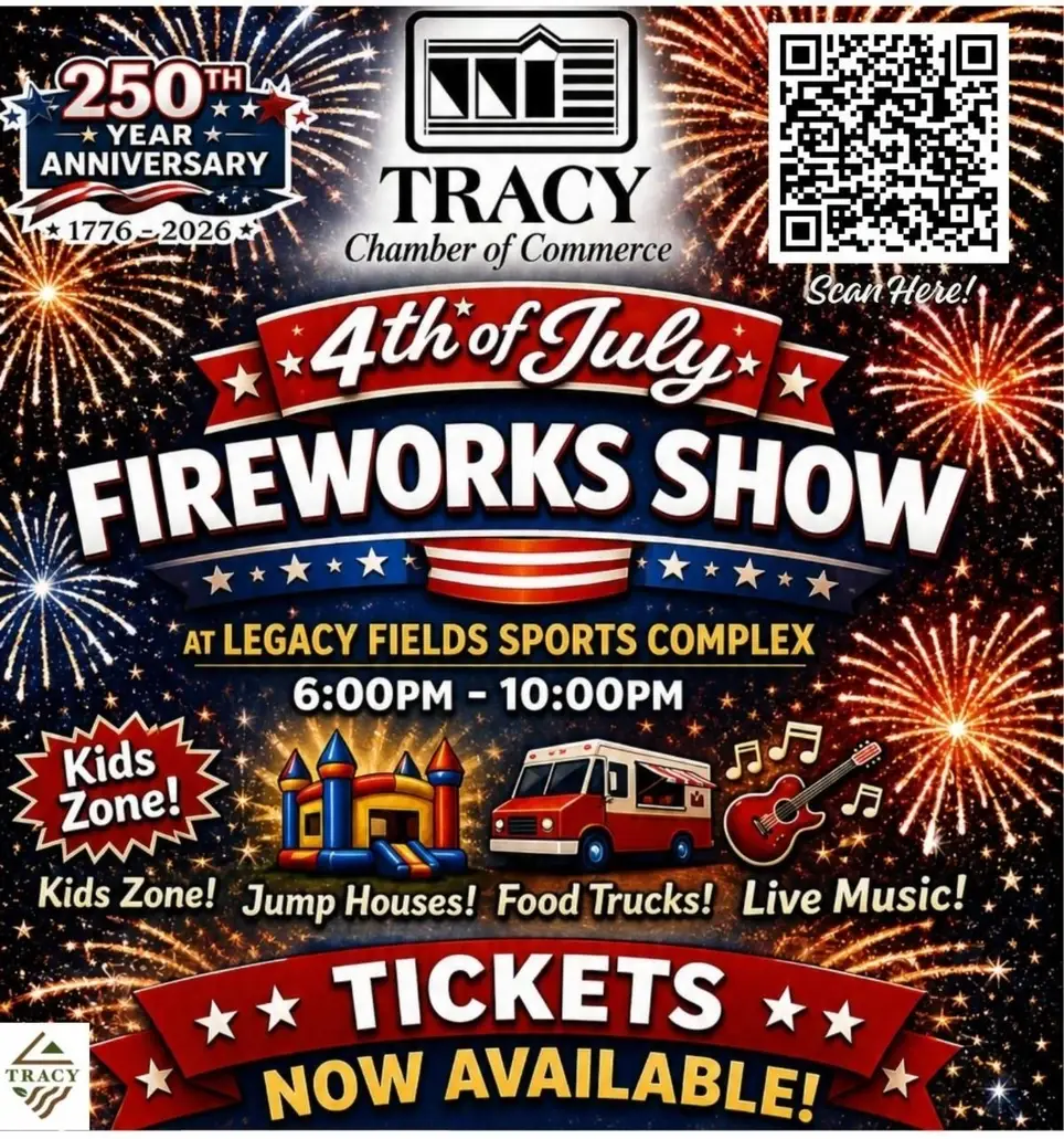 Volunteer Opportunity! Tracy's 4th of July Fireworks Show