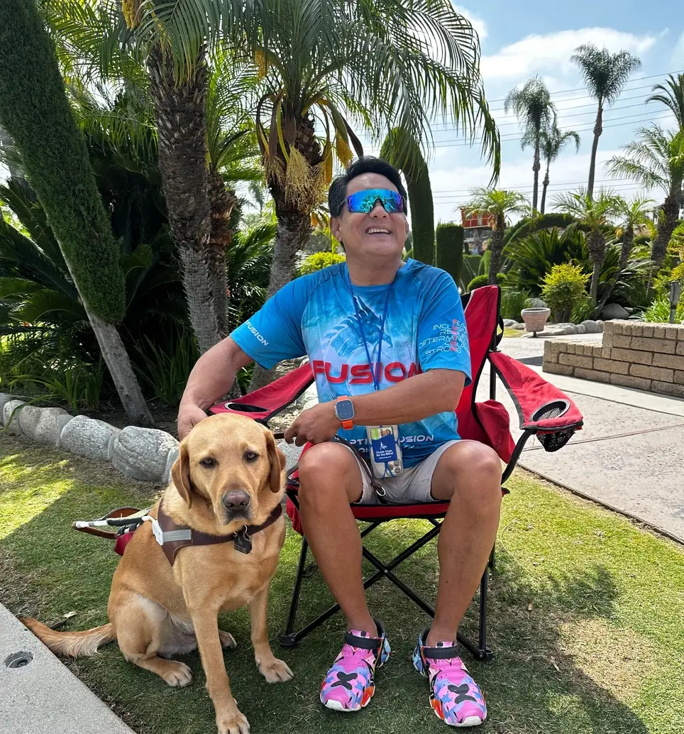 Sighted Guide for Blind Dragon Boat Paddler