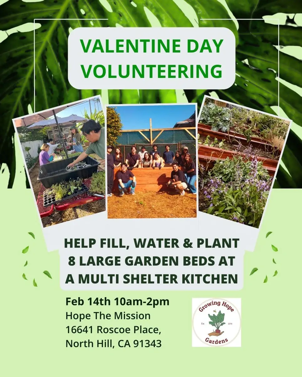 Day 3 - Help plant, water & add soil to TWENTY FIVE garden beds at a multi shelter kitchen