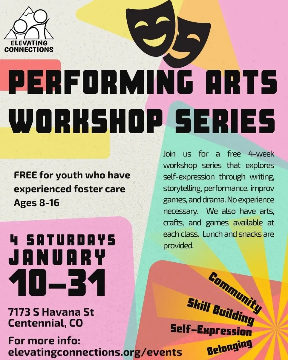 Volunteer - Performing Arts Workshop Series - Community-Building for Children in Foster Care