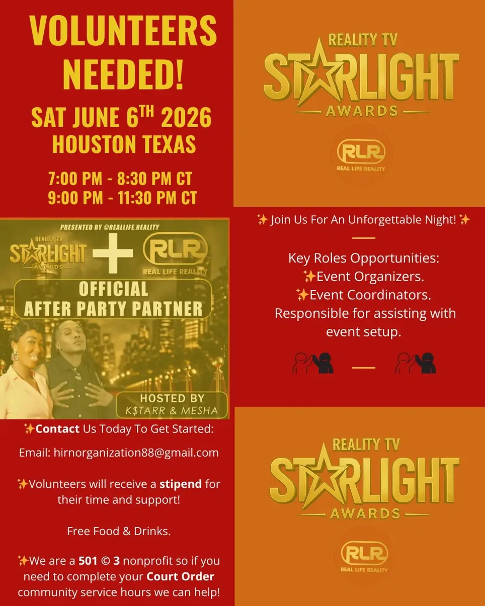 Volunteers For The Starlight Awards (The Starrys) After Party!