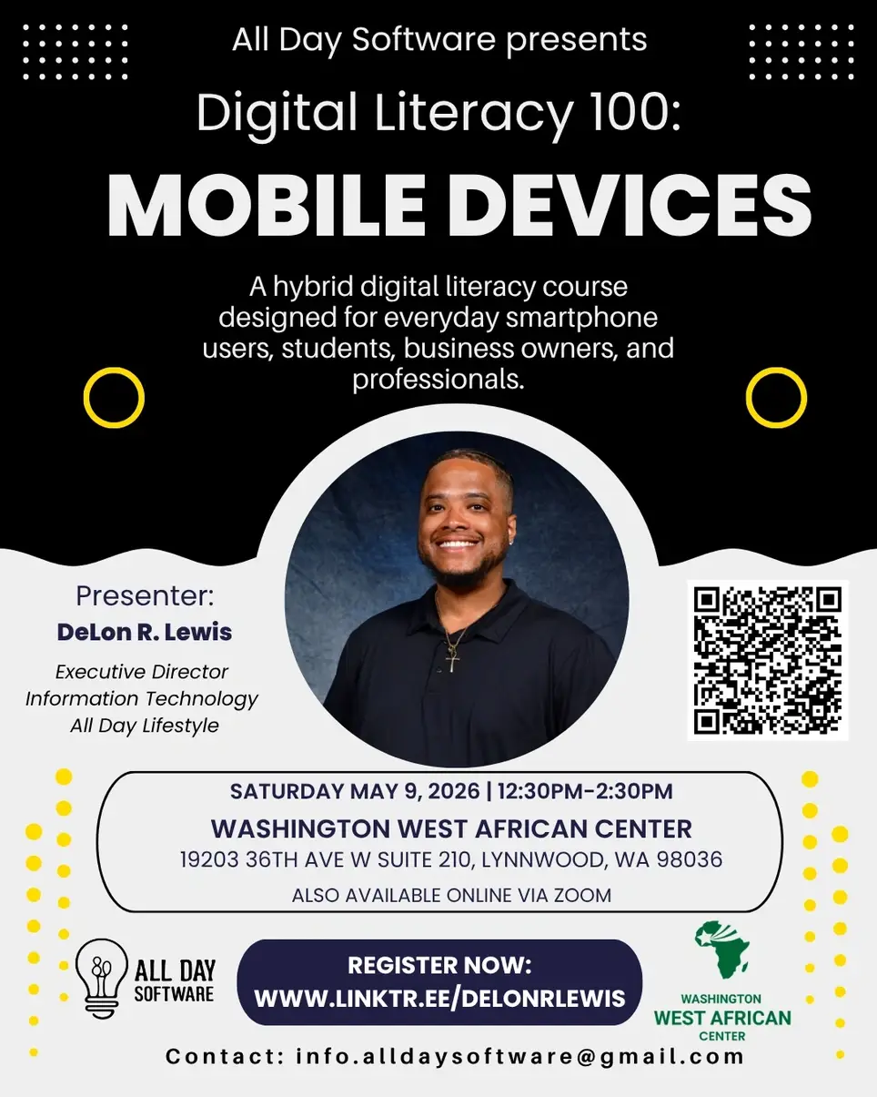 Digital Literacy Workshop Support – Digital Literacy 100: Mobile Devices