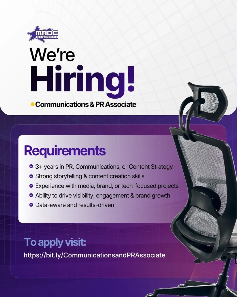 Communications and Associate PR Lead