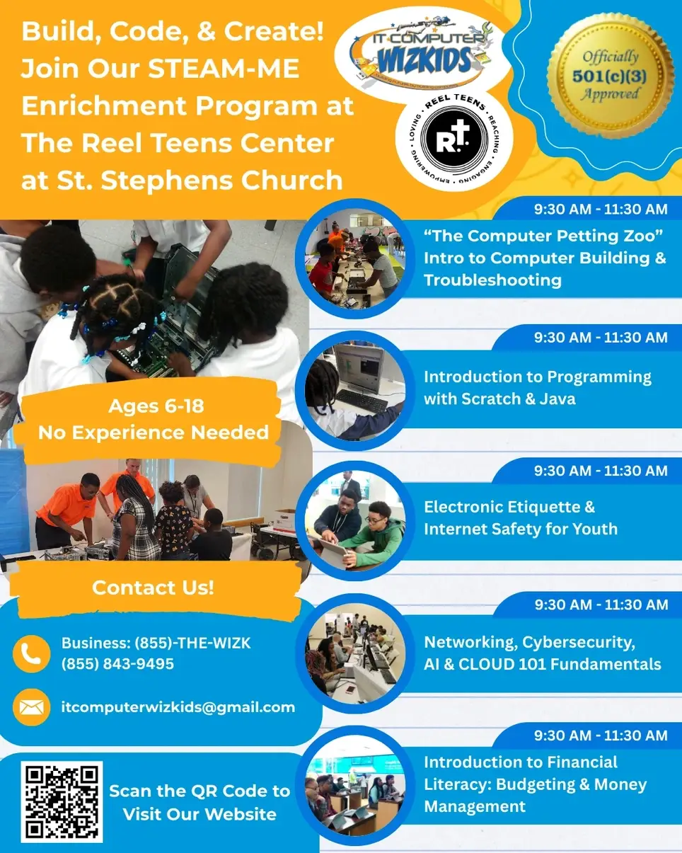 STEAM Volunteer IT Instructors for Seniors, Teens, and Tweens