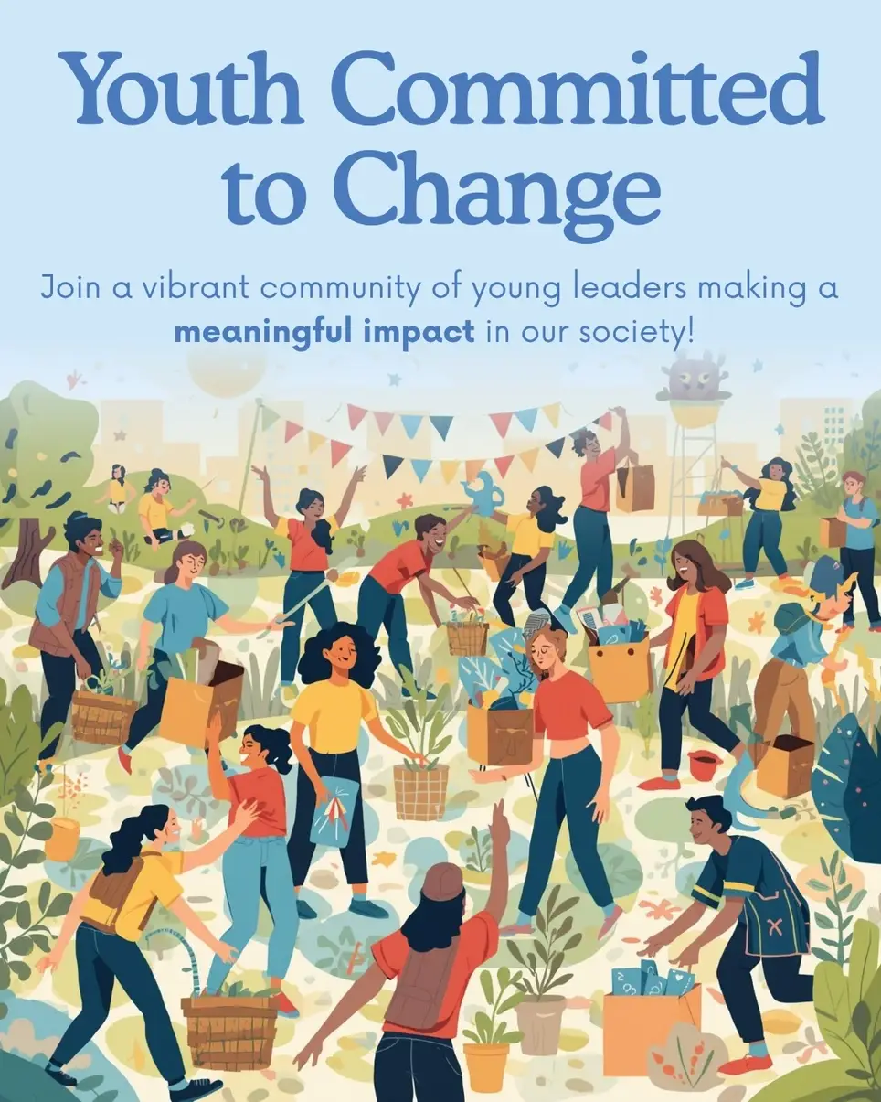 Youth Committed to Change (YCC) – Volunteer Leadership & Community Service Corp (Ages 18–30)
