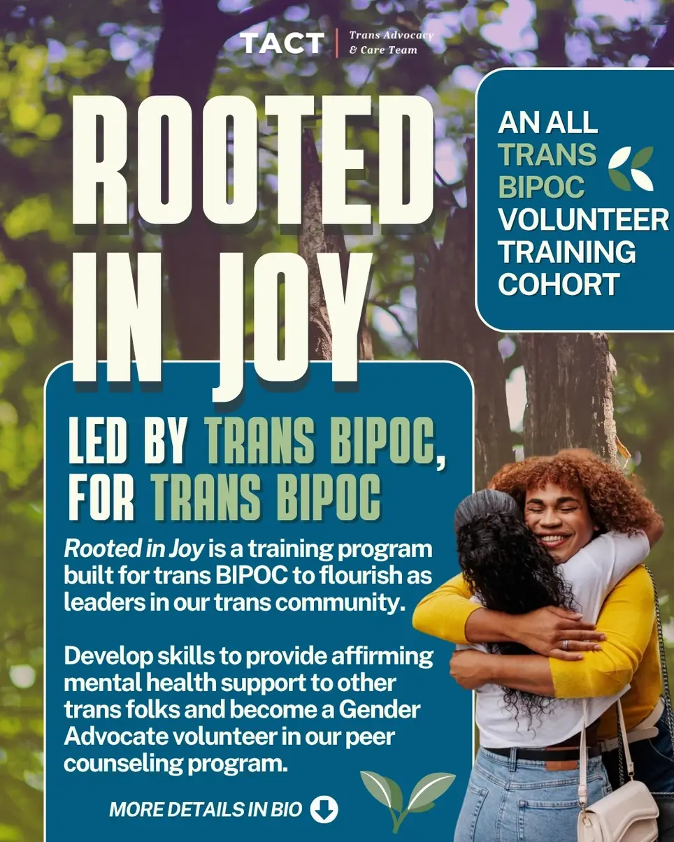 Gender Advocate (Peer Counselor) BIPOC Cohort