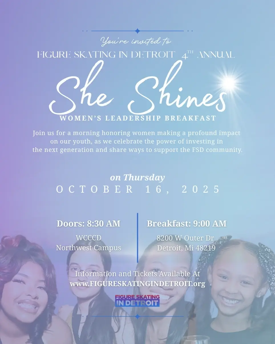 Figure Skating in Detroit She Shines Women's Leadership Breakfast