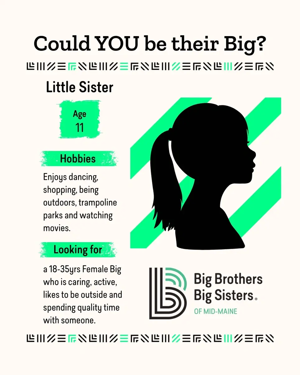 Volunteer Opportunity: Be a Big Sister to a Fun-Loving Teen in Midcoast Maine