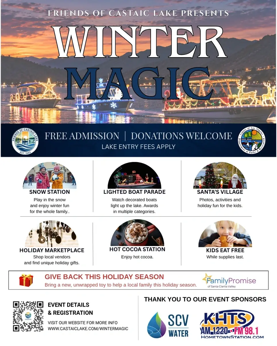 Winter Magic at Castaic Lake | Holiday Event Volunteers Needed
