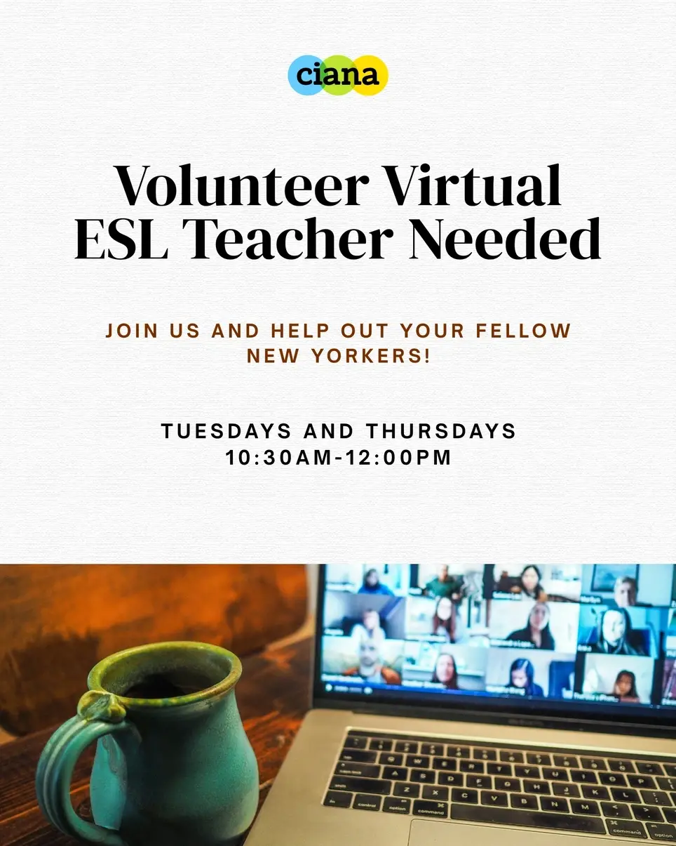 Volunteer Virtual ESL Teacher