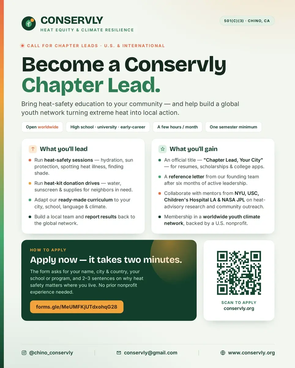 National and International Chapter Lead  - Climate Action Advocacy