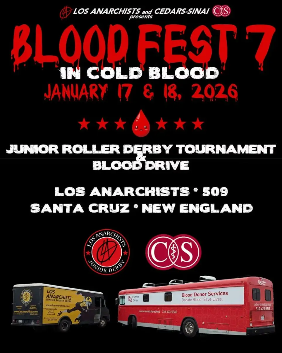 Blood Fest 7 Junior Roller Derby Tournament and Blood Drive