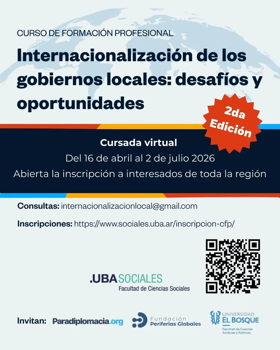 Curso de formación profesional "Internacionalización de los gobiernos locales: desafíos y oportunidades"