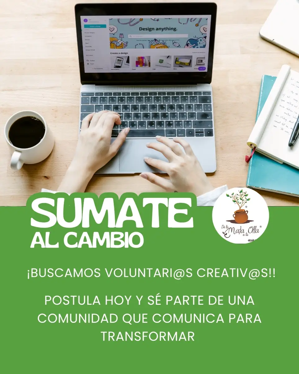 Voluntariado para creación de contenido para redes sociales
