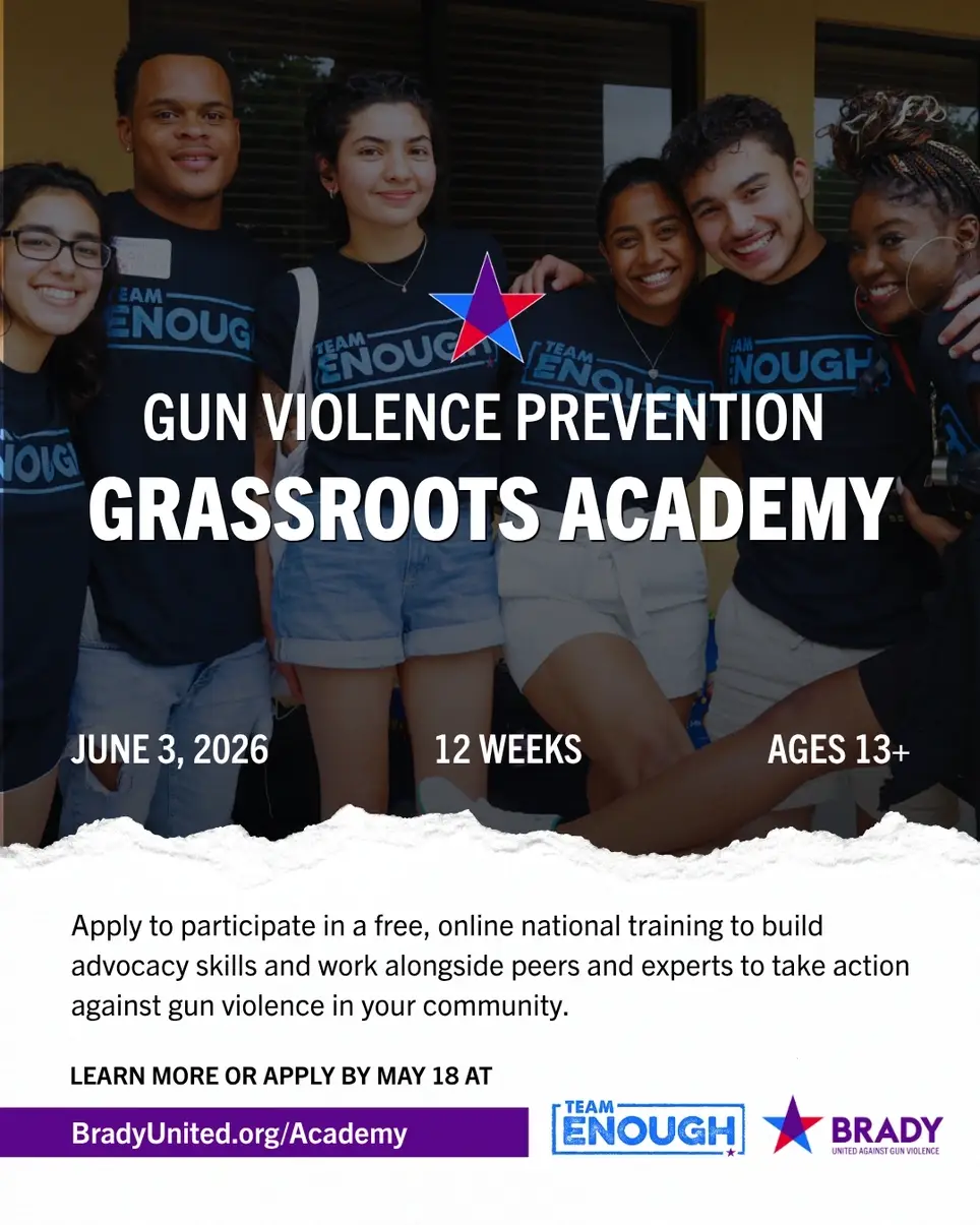 Brady Gun Violence Prevention Grassroots Academy