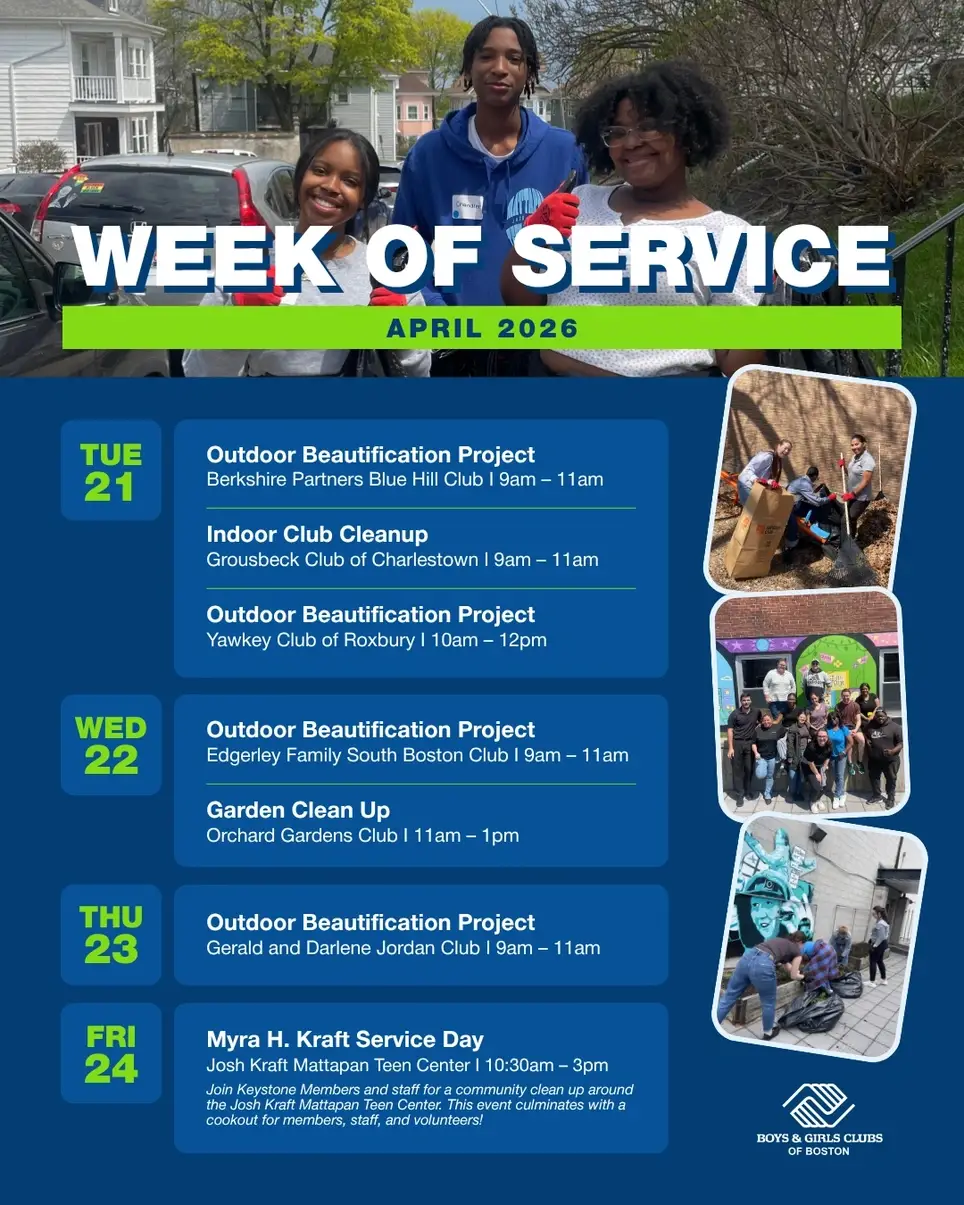 BGCB Week of Service - Charlestown Club Project
