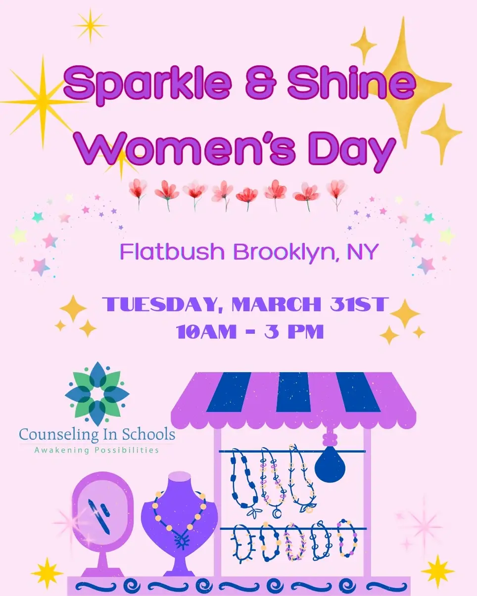 Sparkle & Shine Women's Day - Help Students Make Jewelry & Bookmarks!