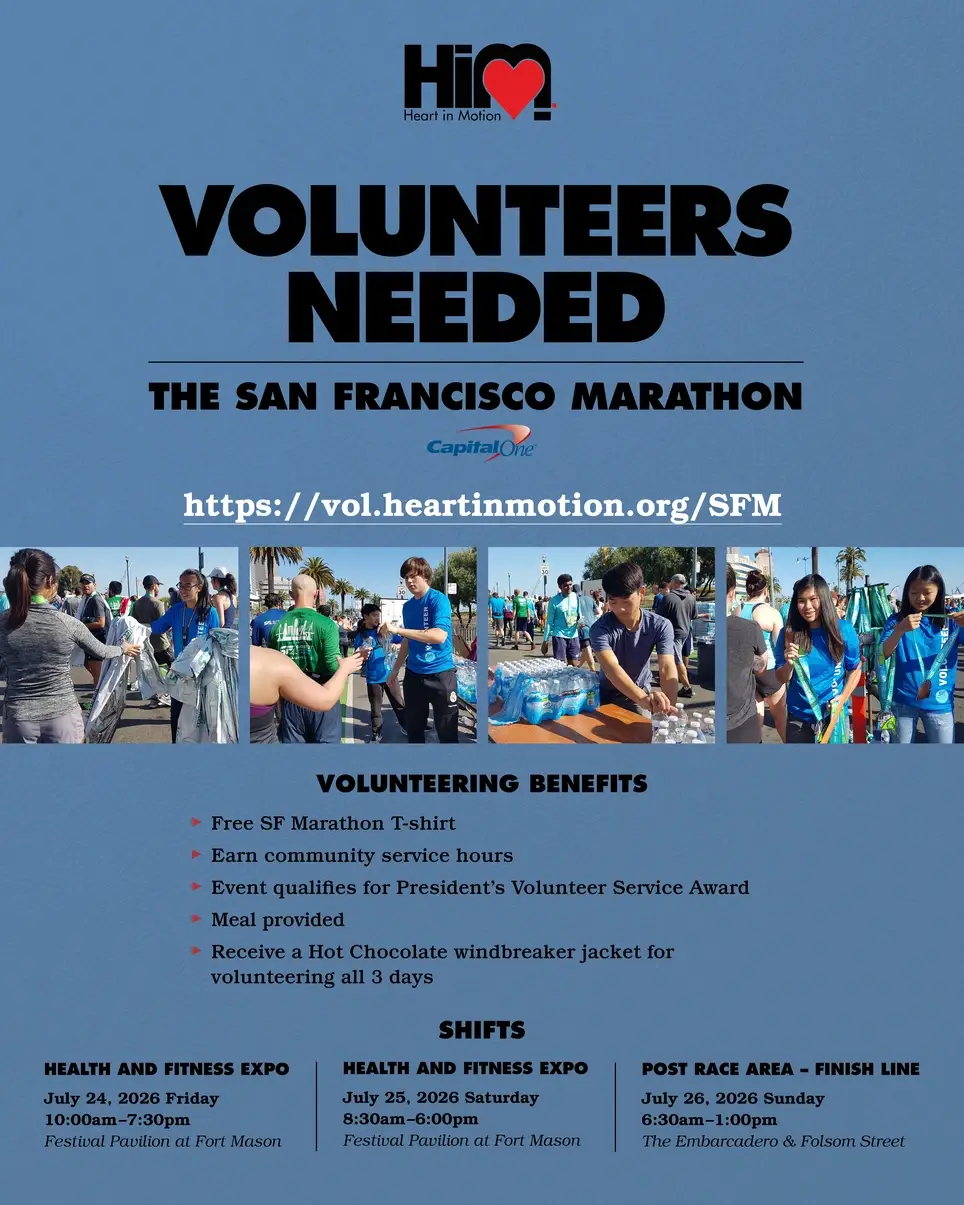 Volunteer for SF Marathon!