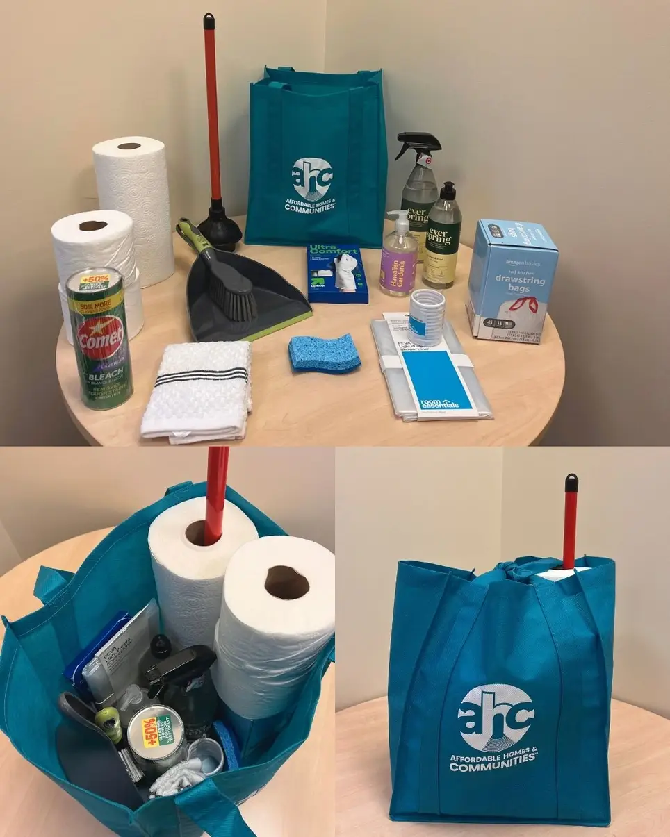 Make Welcome Baskets for New Neighbors - Great for Group or Family Volunteers