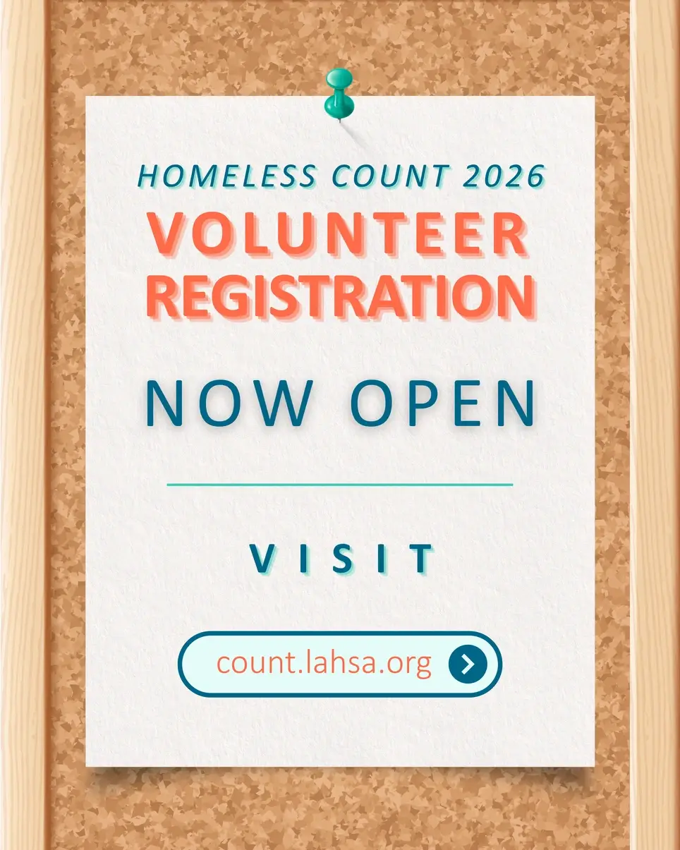 Volunteer for the 2026 Greater Los Angeles County Homeless Count
